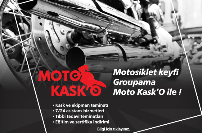 Motosiklet keyfi Groupama Moto Kask'o ile..